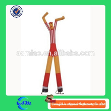 inflatable air sky dancer men red and yellow for sale